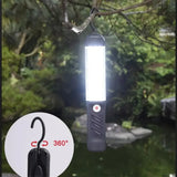 Linternas LED recargables, luz de trabajo con Base magnética y gancho colgante, reflector de 3 modos