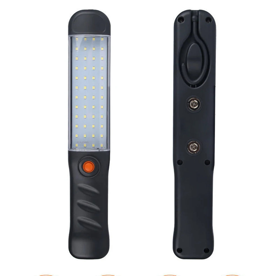 Linternas LED recargables, luz de trabajo con Base magnética y gancho colgante, reflector de 3 modos